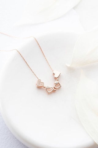 Collier - Doré et blanc