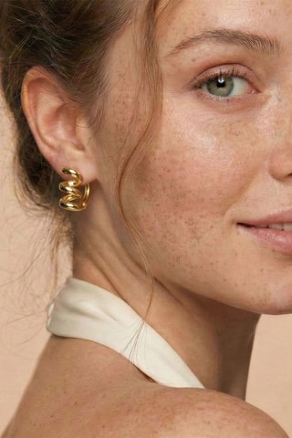 Orecchini a cerchio - Dorato