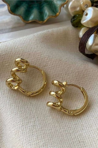 Orecchini a cerchio - Dorato