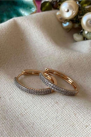 Créoles - Doré et blanc