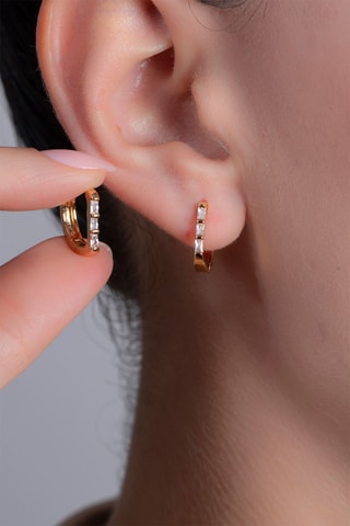 Orecchini a cerchio - Dorato