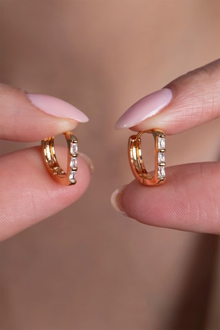 Orecchini a cerchio - Dorato