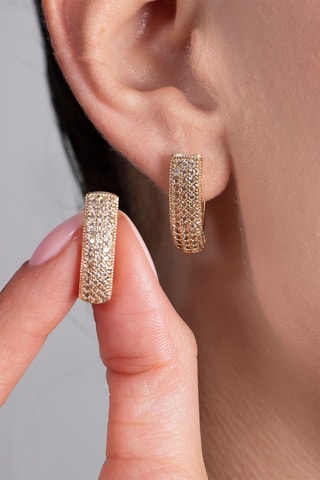 Orecchini a cerchio - Dorato