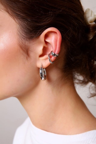 2 earcuffs - Argenté