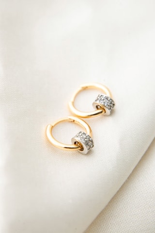 Orecchini a cerchio - Zirconi