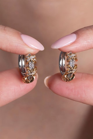 Créoles - Doré et argenté