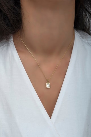 Collier - Doré et blanc