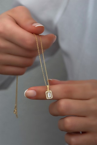 Collier - Doré et blanc