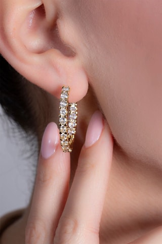 Orecchini a cerchio - Dorato