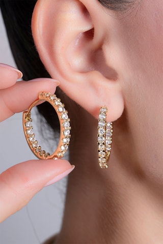 Orecchini a cerchio - Dorato