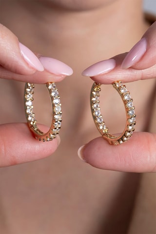 Orecchini a cerchio - Dorato