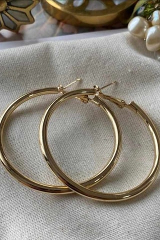 Orecchini a cerchio - Dorato