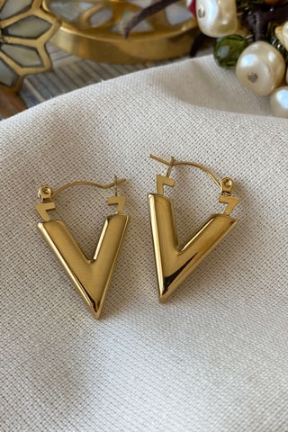 Orecchini a cerchio - Dorato