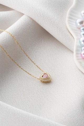 Collier - Doré et blanc