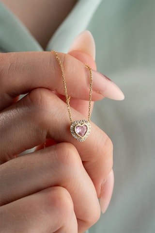 Collier - Doré et blanc