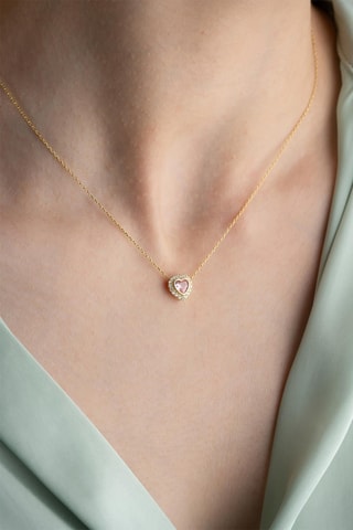 Collier - Doré et blanc