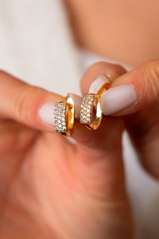 Orecchini a cerchio - Dorato