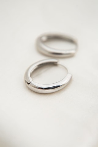 Orecchini a cerchio - Argentato 