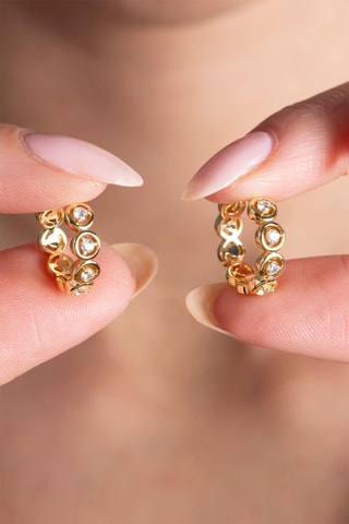 Orecchini a cerchio - Dorato