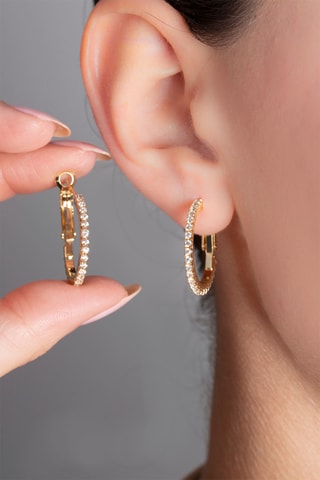 Orecchini a cerchio - Dorato