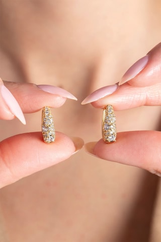 Orecchini a cerchio - Dorato