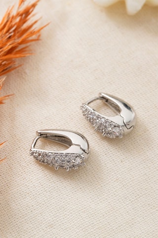 Orecchini a cerchio - Argentato