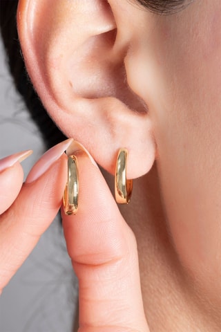 Orecchini a cerchio - Dorato