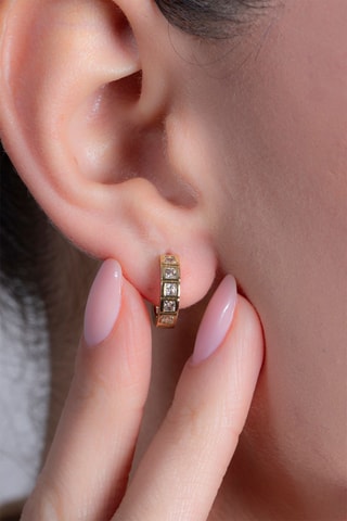 Orecchini a cerchio - Dorato