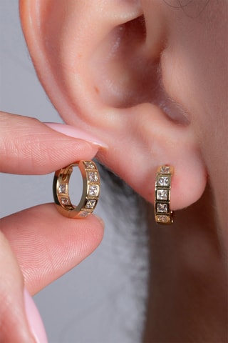 Orecchini a cerchio - Dorato