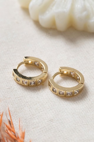 Orecchini a cerchio - Dorato