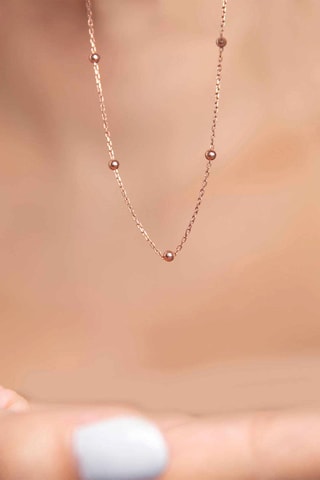 Collier - Doré rose