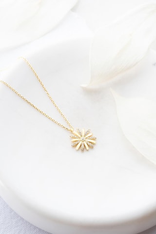 Collier - Doré et blanc