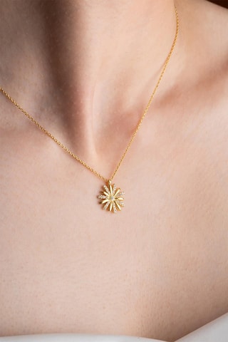 Collier - Doré et blanc