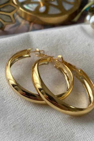 Orecchini a cerchio - Dorato