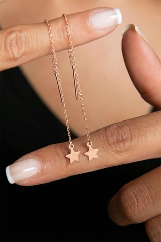 Orecchini - Dorato rosa