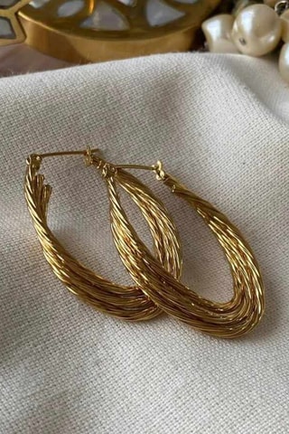 Orecchini a cerchio - Dorato