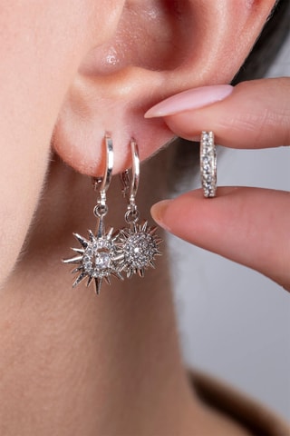 3 créoles - Argenté