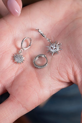 3 créoles - Argenté