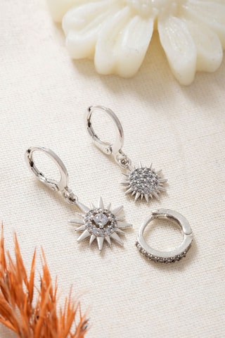 3 créoles - Argenté