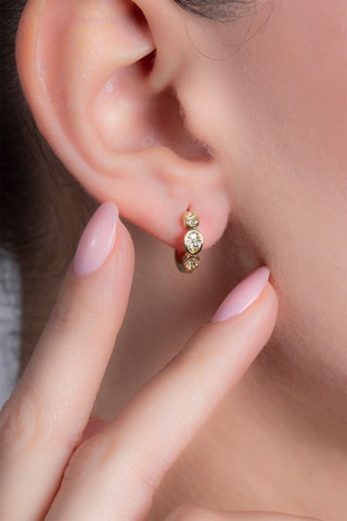 Orecchini a cerchio - Dorato