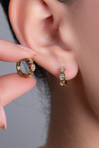 Orecchini a cerchio - Dorato