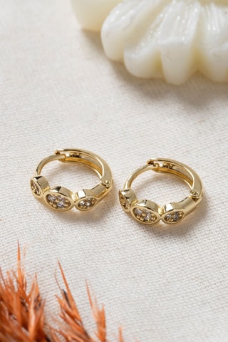 Orecchini a cerchio - Dorato