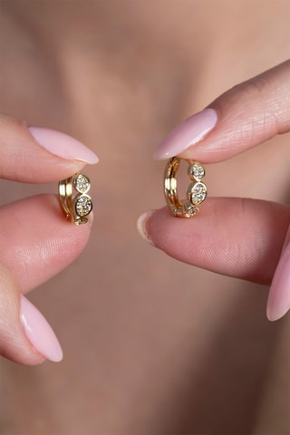 Orecchini a cerchio - Dorato