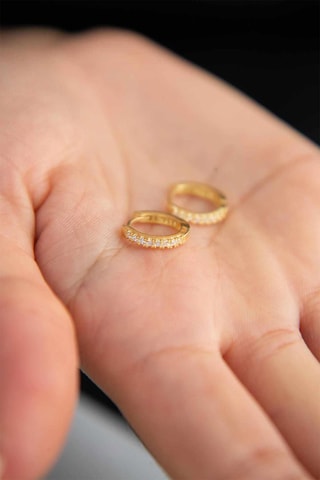 Orecchini a cerchio - Dorato