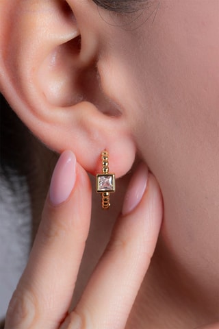 Orecchini a cerchio - Dorato