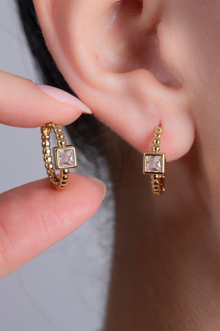 Orecchini a cerchio - Dorato