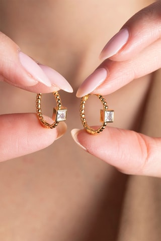 Orecchini a cerchio - Dorato