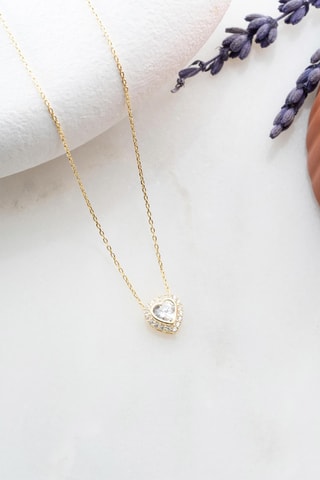 Collier - Doré et blanc