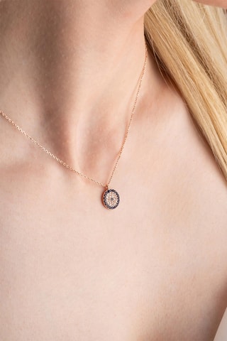 Collier - Doré rose et blanc