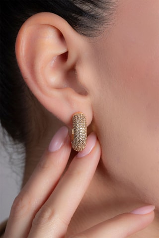 Orecchini a cerchio - Dorato